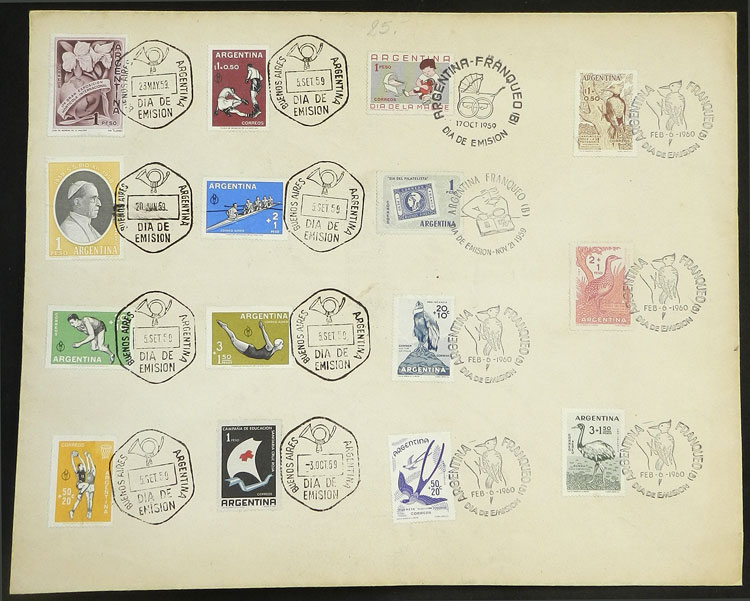 Lot 844 - Argentina general issues - Guillermo Jalil - Philatino Auction # 2511 ARGENTINA: Lot 844 - Argentina general issues - Guillermo Jalil - Philatino Auction # 2511 ARGENTINA: