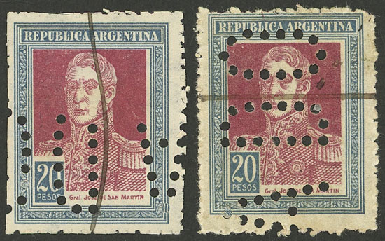 Lot 508 - Argentina general issues -  Guillermo Jalil - Philatino Auction # 2511 ARGENTINA: 
