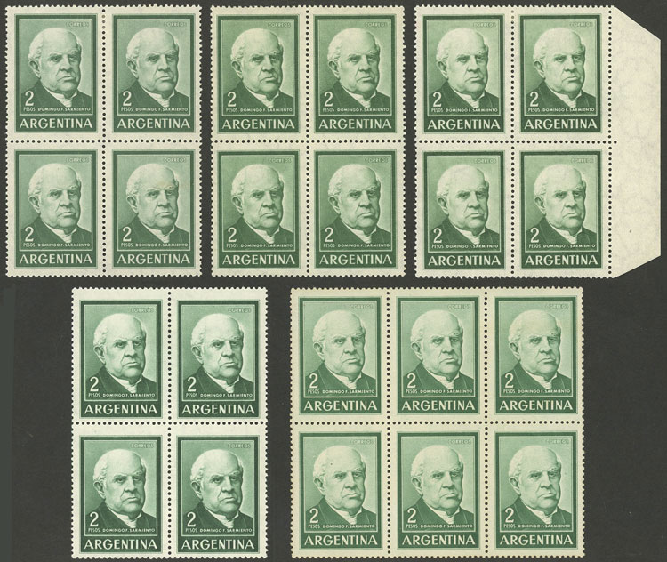 Lot 860 - Argentina general issues - Guillermo Jalil - Philatino Auction # 2511 ARGENTINA: Lot 860 - Argentina general issues - Guillermo Jalil - Philatino Auction # 2511 ARGENTINA: