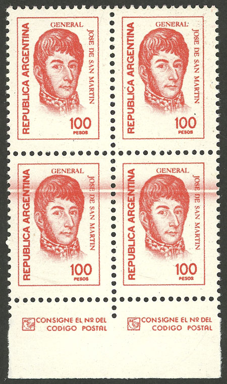 Lot 1182 - Argentina general issues -  Guillermo Jalil - Philatino Auction # 2511 ARGENTINA: 