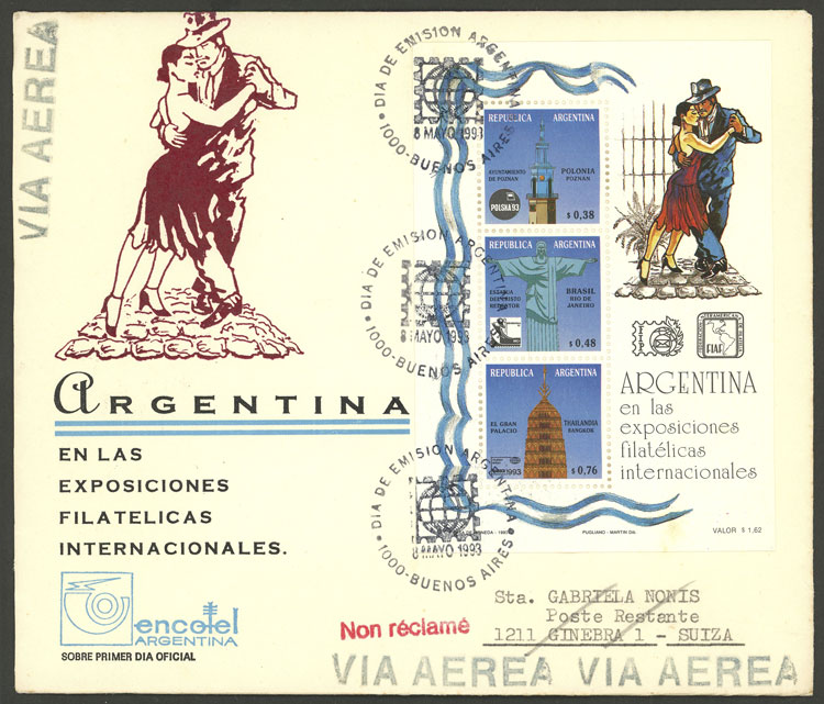 Lot 1589 - Argentina postal history - Guillermo Jalil - Philatino Auction # 2511 ARGENTINA: Lot 1589 - Argentina postal history - Guillermo Jalil - Philatino Auction # 2511 ARGENTINA: