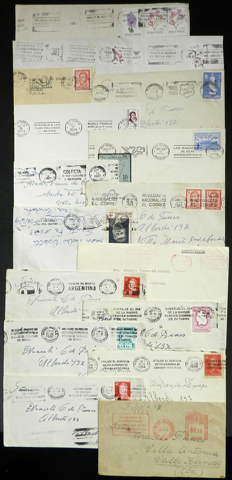 Lot 1557 - Argentina postal history - Guillermo Jalil - Philatino Auction # 2511 ARGENTINA: Lot 1557 - Argentina postal history - Guillermo Jalil - Philatino Auction # 2511 ARGENTINA: