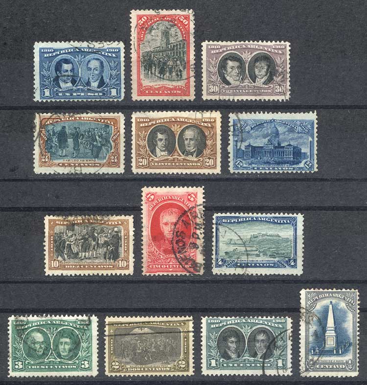 Lot 422 - Argentina general issues -  Guillermo Jalil - Philatino Auction # 2511 ARGENTINA: 