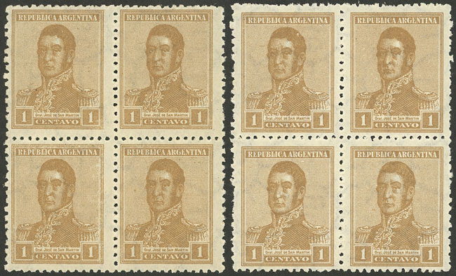 Lot 499 - Argentina general issues - Guillermo Jalil - Philatino Auction # 2511 ARGENTINA: Lot 499 - Argentina general issues - Guillermo Jalil - Philatino Auction # 2511 ARGENTINA: