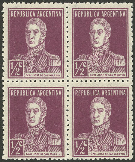 Lot 519 - Argentina general issues -  Guillermo Jalil - Philatino Auction # 2511 ARGENTINA: 