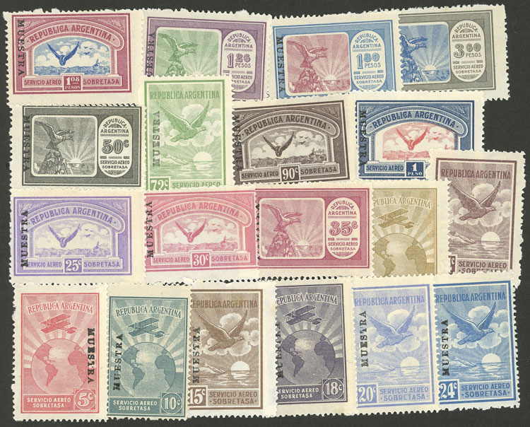 Lot 521 - Argentina general issues -  Guillermo Jalil - Philatino Auction # 2511 ARGENTINA: 