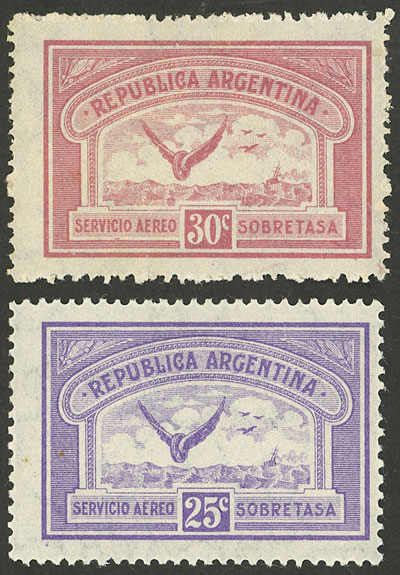 Lot 524 - Argentina general issues -  Guillermo Jalil - Philatino Auction # 2511 ARGENTINA: 