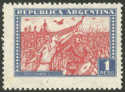 Lot 550 - Argentina general issues -  Guillermo Jalil - Philatino Auction # 2511 ARGENTINA: 