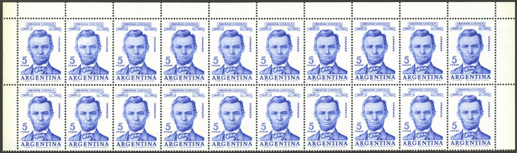 Lot 896 - Argentina general issues -  Guillermo Jalil - Philatino Auction # 2511 ARGENTINA: 