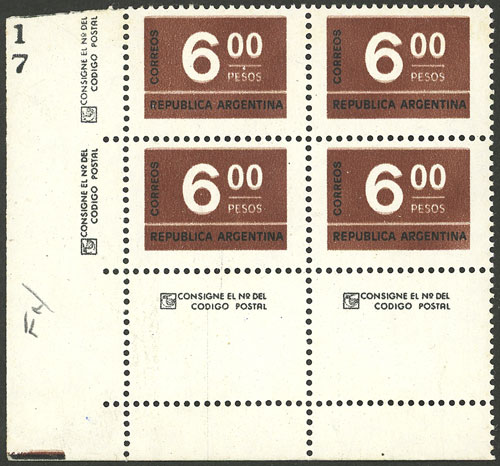 Lot 1158 - Argentina general issues - Guillermo Jalil - Philatino Auction # 2511 ARGENTINA: Lot 1158 - Argentina general issues - Guillermo Jalil - Philatino Auction # 2511 ARGENTINA: