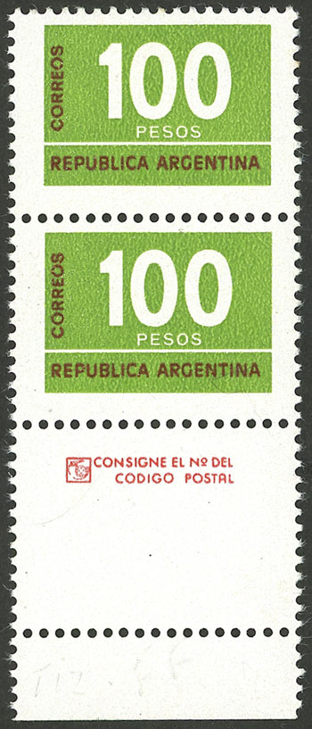 Lot 1173 - Argentina general issues - Guillermo Jalil - Philatino Auction # 2511 ARGENTINA: Lot 1173 - Argentina general issues - Guillermo Jalil - Philatino Auction # 2511 ARGENTINA:
