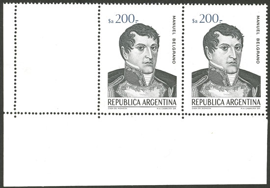 Lot 1250 - Argentina general issues - Guillermo Jalil - Philatino Auction # 2511 ARGENTINA: Lot 1250 - Argentina general issues - Guillermo Jalil - Philatino Auction # 2511 ARGENTINA:
