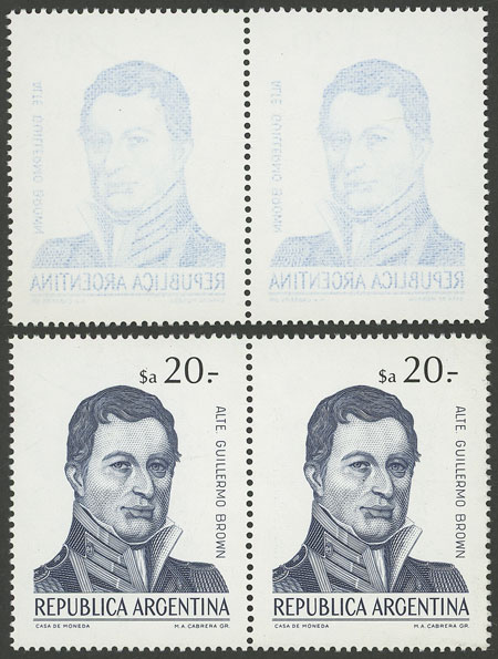 Lot 1252 - Argentina general issues - Guillermo Jalil - Philatino Auction # 2511 ARGENTINA: Lot 1252 - Argentina general issues - Guillermo Jalil - Philatino Auction # 2511 ARGENTINA: