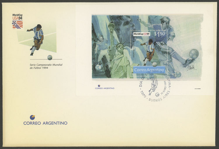 Lot 1403 - Argentina souvenir sheets -  Guillermo Jalil - Philatino Auction # 2511 ARGENTINA: 