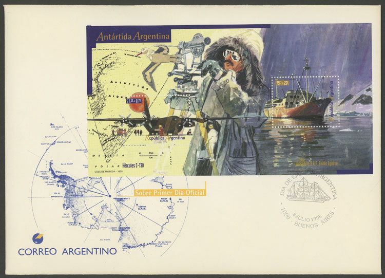 Lot 1407 - Argentina souvenir sheets -  Guillermo Jalil - Philatino Auction # 2511 ARGENTINA: 