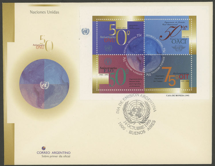 Lot 1408 - Argentina souvenir sheets -  Guillermo Jalil - Philatino Auction # 2511 ARGENTINA: 