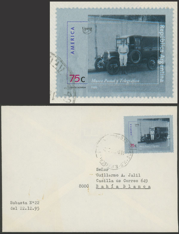 Lot 1291 - Argentina general issues - Guillermo Jalil - Philatino Auction # 2511 ARGENTINA: Lot 1291 - Argentina general issues - Guillermo Jalil - Philatino Auction # 2511 ARGENTINA: