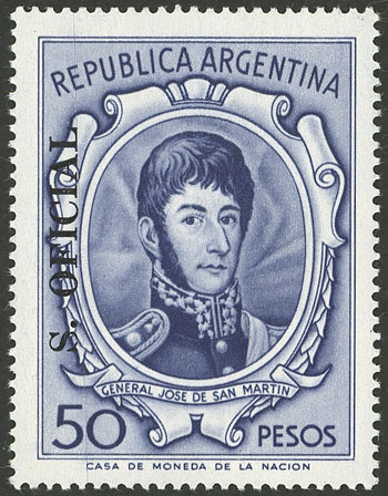Lot 1485 - Argentina official stamps - Guillermo Jalil - Philatino Auction # 2511 ARGENTINA: Lot 1485 - Argentina official stamps - Guillermo Jalil - Philatino Auction # 2511 ARGENTINA: