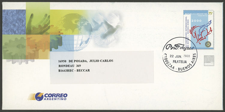 Lot 1497 - Argentina Postal stationery - Guillermo Jalil - Philatino Auction # 2511 ARGENTINA: Lot 1497 - Argentina Postal stationery - Guillermo Jalil - Philatino Auction # 2511 ARGENTINA: