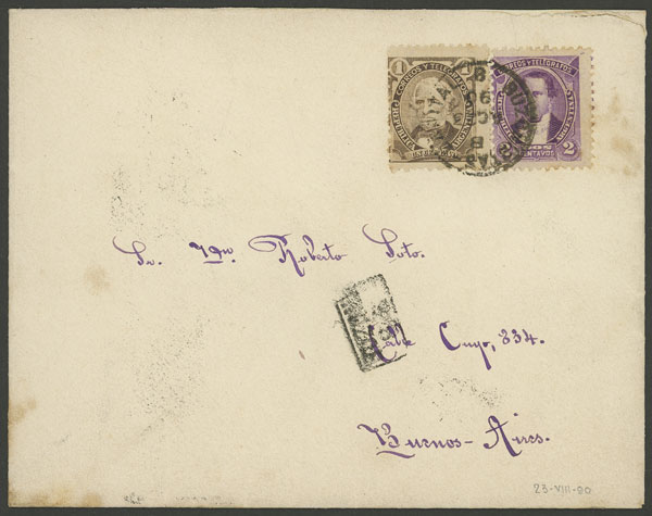 Lot 1510 - Argentina postal history -  Guillermo Jalil - Philatino Auction # 2511 ARGENTINA: 