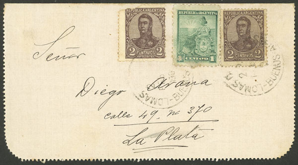Lot 1518 - Argentina postal history -  Guillermo Jalil - Philatino Auction # 2511 ARGENTINA: 