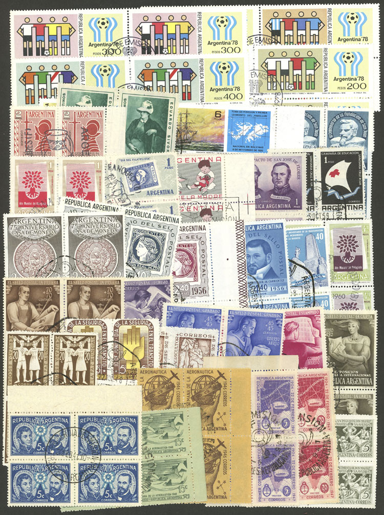 Lot 1604 - Argentina Lots and Collections - Guillermo Jalil - Philatino Auction # 2511 ARGENTINA: Lot 1604 - Argentina Lots and Collections - Guillermo Jalil - Philatino Auction # 2511 ARGENTINA: