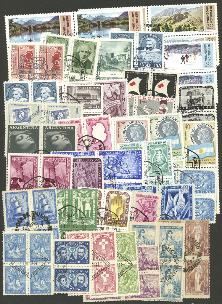 Lot 1605 - Argentina Lots and Collections - Guillermo Jalil - Philatino Auction # 2511 ARGENTINA: Lot 1605 - Argentina Lots and Collections - Guillermo Jalil - Philatino Auction # 2511 ARGENTINA: