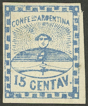 Lot 57 - Argentina confederation - Guillermo Jalil - Philatino Auction # 2511 ARGENTINA: Lot 57 - Argentina confederation - Guillermo Jalil - Philatino Auction # 2511 ARGENTINA: