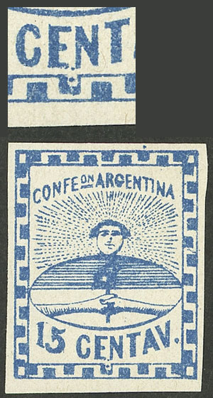 Lot 58 - Argentina confederation - Guillermo Jalil - Philatino Auction # 2511 ARGENTINA: Lot 58 - Argentina confederation - Guillermo Jalil - Philatino Auction # 2511 ARGENTINA: