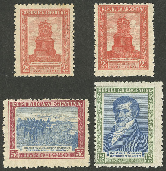 Lot 483 - Argentina general issues - Guillermo Jalil - Philatino Auction # 2511 ARGENTINA: Lot 483 - Argentina general issues - Guillermo Jalil - Philatino Auction # 2511 ARGENTINA: