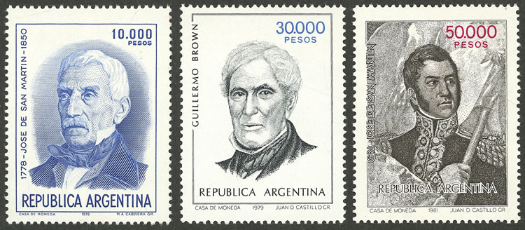 Lot 1221 - Argentina general issues - Guillermo Jalil - Philatino Auction # 2511 ARGENTINA: Lot 1221 - Argentina general issues - Guillermo Jalil - Philatino Auction # 2511 ARGENTINA: