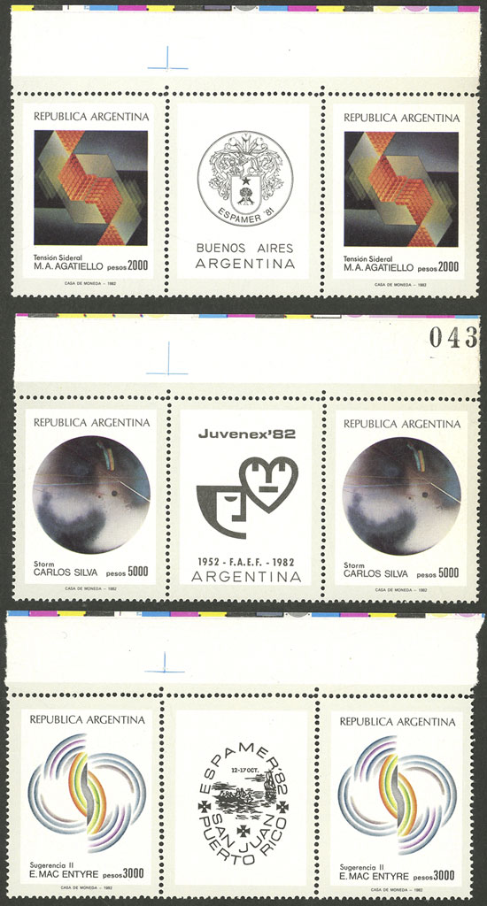 Lot 1243 - Argentina general issues - Guillermo Jalil - Philatino Auction # 2511 ARGENTINA: Lot 1243 - Argentina general issues - Guillermo Jalil - Philatino Auction # 2511 ARGENTINA: