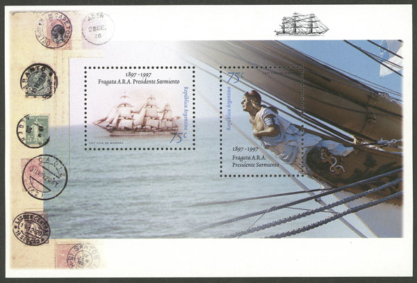 Lot 1411 - Argentina souvenir sheets -  Guillermo Jalil - Philatino Auction # 2511 ARGENTINA: 