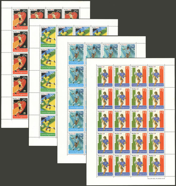 Lot 1278 - Argentina general issues - Guillermo Jalil - Philatino Auction # 2511 ARGENTINA: Lot 1278 - Argentina general issues - Guillermo Jalil - Philatino Auction # 2511 ARGENTINA: