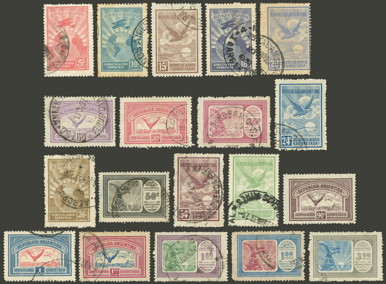 Lot 522 - Argentina general issues -  Guillermo Jalil - Philatino Auction # 2511 ARGENTINA: 