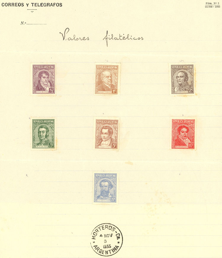 Lot 566 - Argentina general issues - Guillermo Jalil - Philatino Auction # 2511 ARGENTINA: Lot 566 - Argentina general issues - Guillermo Jalil - Philatino Auction # 2511 ARGENTINA: