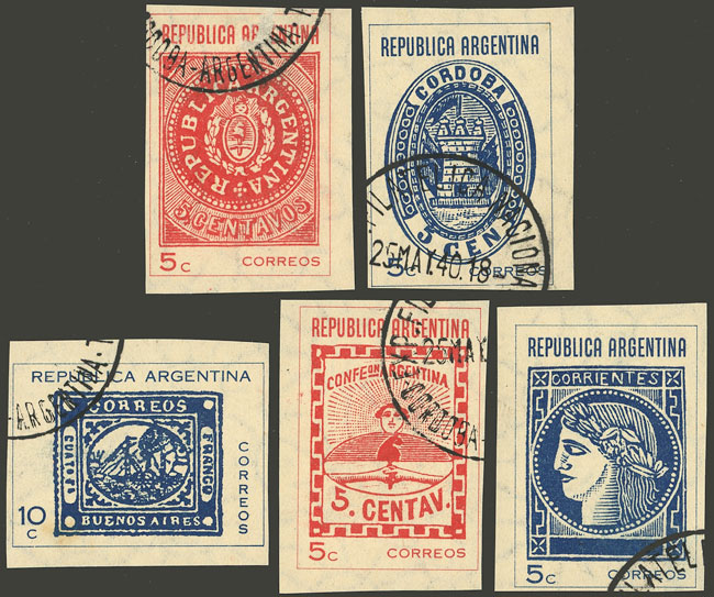 Lot 668 - Argentina general issues - Guillermo Jalil - Philatino Auction # 2511 ARGENTINA: Lot 668 - Argentina general issues - Guillermo Jalil - Philatino Auction # 2511 ARGENTINA: