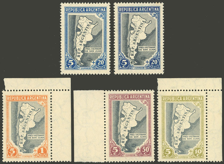 Lot 726 - Argentina general issues - Guillermo Jalil - Philatino Auction # 2511 ARGENTINA: Lot 726 - Argentina general issues - Guillermo Jalil - Philatino Auction # 2511 ARGENTINA: