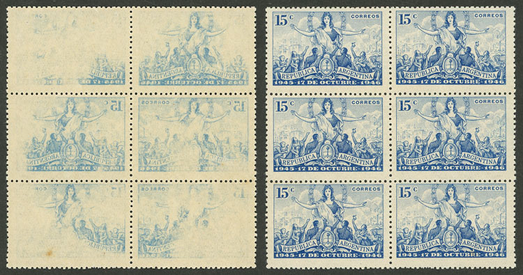 Lot 739 - Argentina general issues - Guillermo Jalil - Philatino Auction # 2511 ARGENTINA: Lot 739 - Argentina general issues - Guillermo Jalil - Philatino Auction # 2511 ARGENTINA: