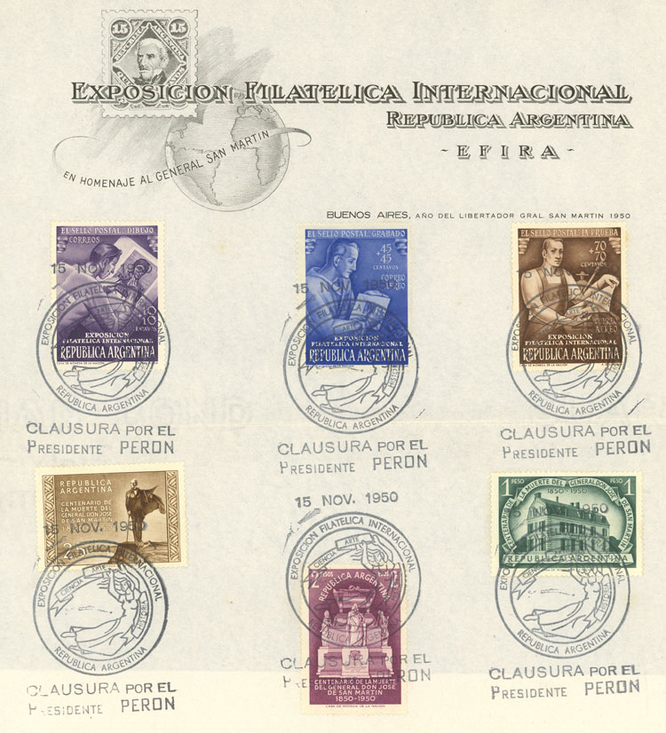 Lot 756 - Argentina general issues -  Guillermo Jalil - Philatino Auction # 2511 ARGENTINA: 