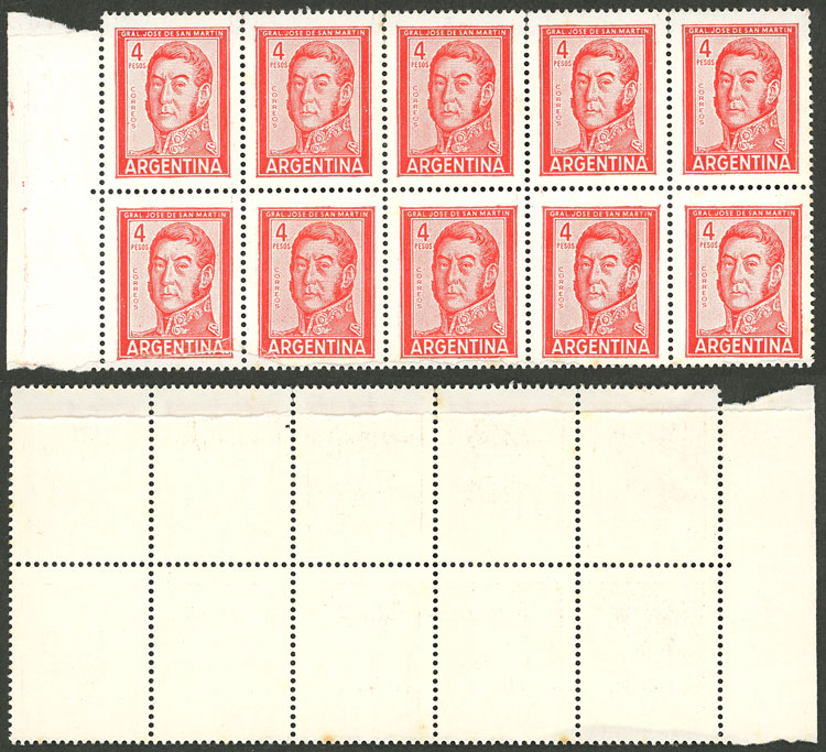 Lot 874 - Argentina general issues - Guillermo Jalil - Philatino Auction # 2511 ARGENTINA: Lot 874 - Argentina general issues - Guillermo Jalil - Philatino Auction # 2511 ARGENTINA: