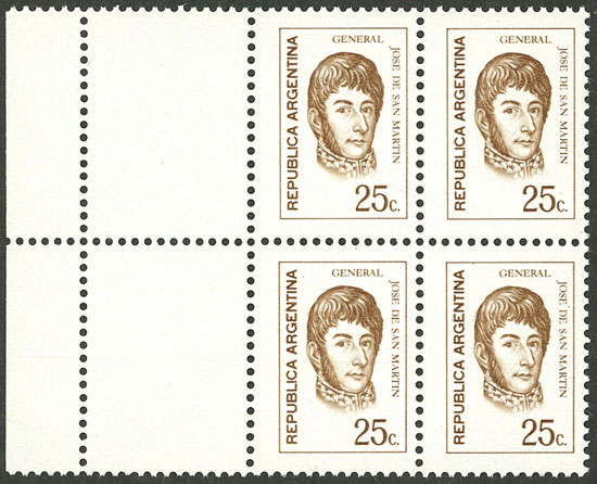 Lot 1099 - Argentina general issues -  Guillermo Jalil - Philatino Auction # 2511 ARGENTINA: 