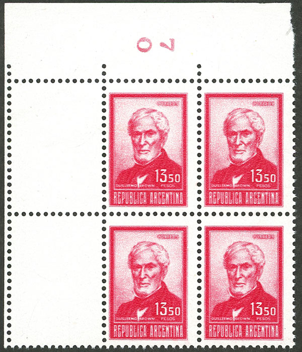 Lot 1121 - Argentina general issues - Guillermo Jalil - Philatino Auction # 2511 ARGENTINA: Lot 1121 - Argentina general issues - Guillermo Jalil - Philatino Auction # 2511 ARGENTINA: