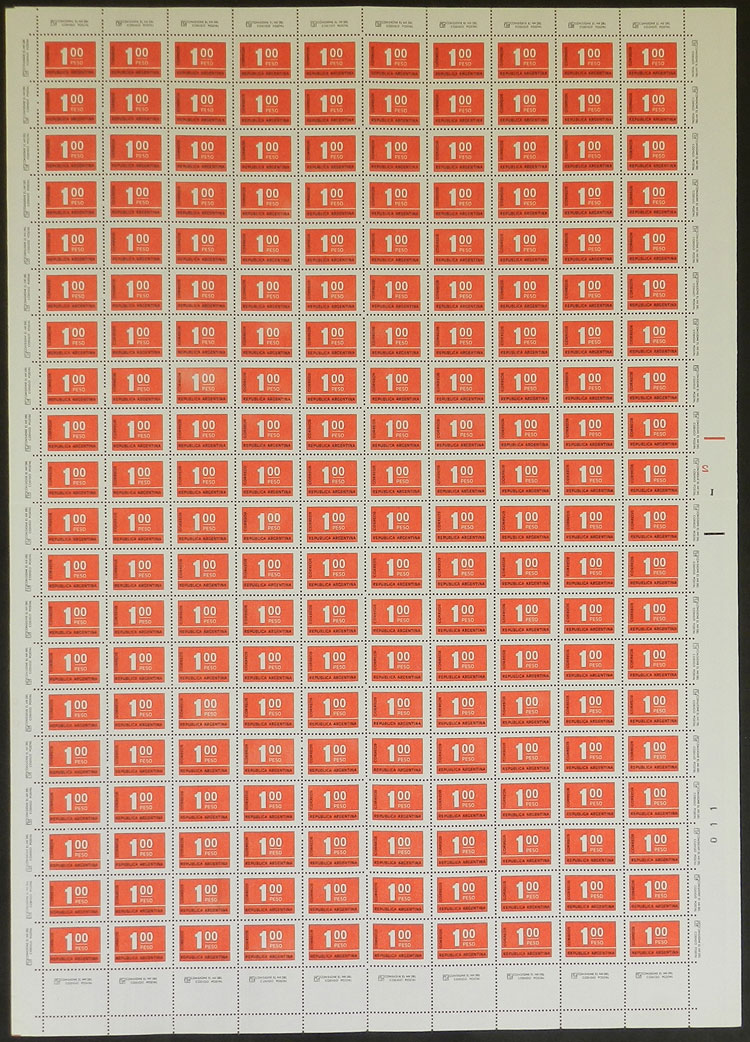 Lot 1153 - Argentina general issues - Guillermo Jalil - Philatino Auction # 2511 ARGENTINA: Lot 1153 - Argentina general issues - Guillermo Jalil - Philatino Auction # 2511 ARGENTINA: