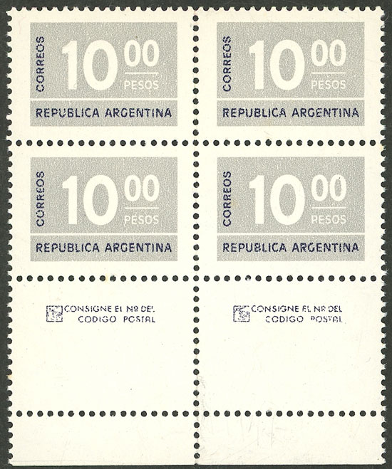 Lot 1162 - Argentina general issues - Guillermo Jalil - Philatino Auction # 2511 ARGENTINA: Lot 1162 - Argentina general issues - Guillermo Jalil - Philatino Auction # 2511 ARGENTINA: