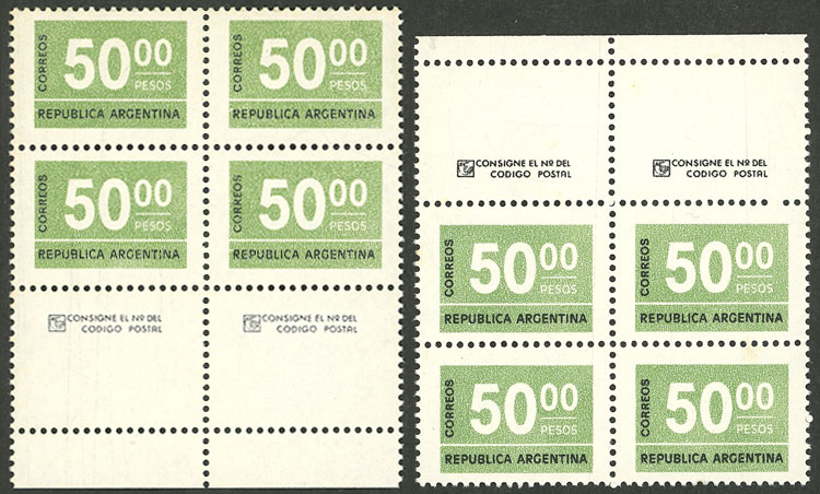 Lot 1170 - Argentina general issues - Guillermo Jalil - Philatino Auction # 2511 ARGENTINA: Lot 1170 - Argentina general issues - Guillermo Jalil - Philatino Auction # 2511 ARGENTINA: