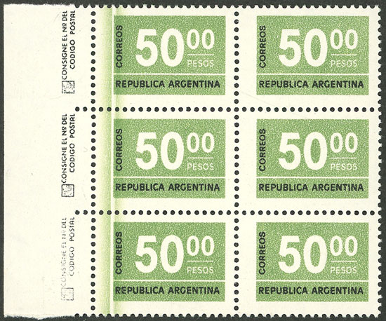 Lot 1169 - Argentina general issues - Guillermo Jalil - Philatino Auction # 2511 ARGENTINA: Lot 1169 - Argentina general issues - Guillermo Jalil - Philatino Auction # 2511 ARGENTINA: