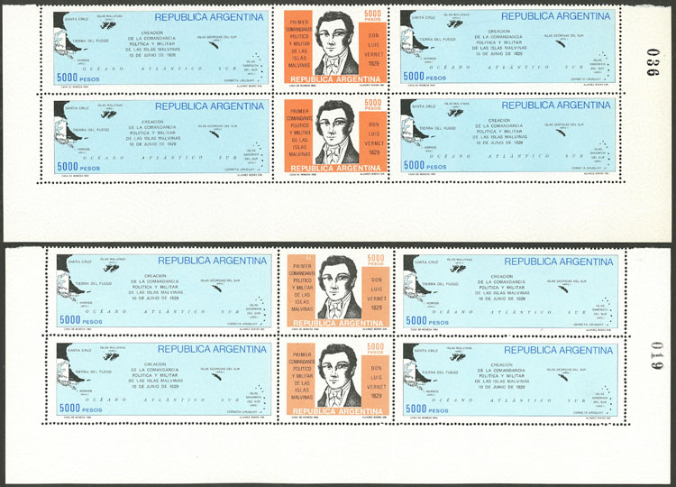 Lot 1240 - Argentina general issues - Guillermo Jalil - Philatino Auction # 2511 ARGENTINA: Lot 1240 - Argentina general issues - Guillermo Jalil - Philatino Auction # 2511 ARGENTINA:
