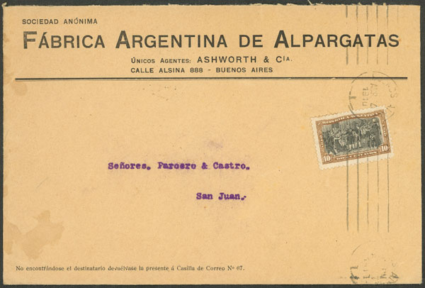 Lot 434 - Argentina general issues -  Guillermo Jalil - Philatino Auction # 2511 ARGENTINA: 
