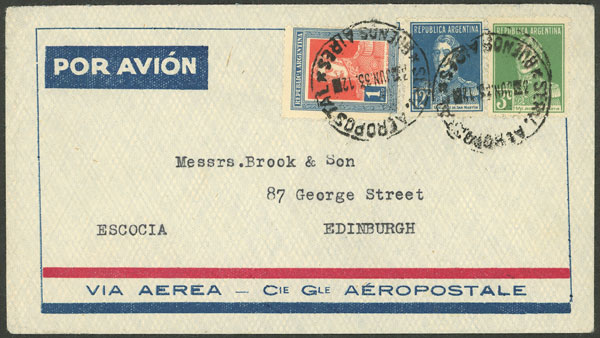 Lot 1531 - Argentina postal history -  Guillermo Jalil - Philatino Auction # 2511 ARGENTINA: 
